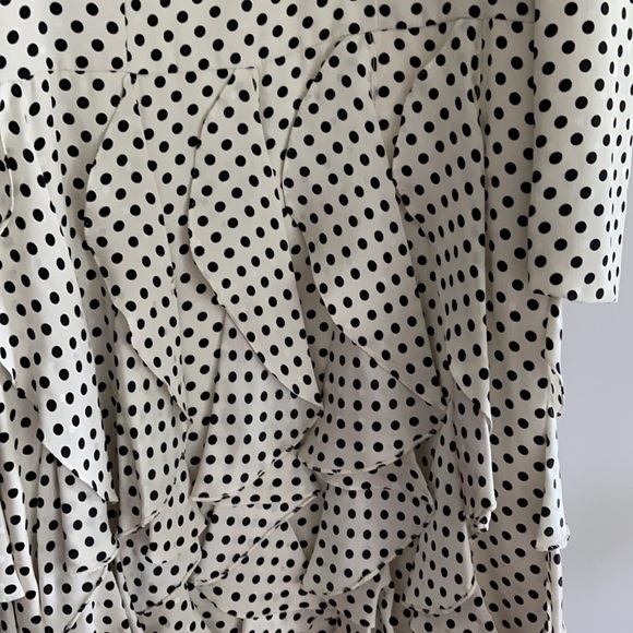Carolina Herrera polka dot 100% silk dress - Picture 2 of 14